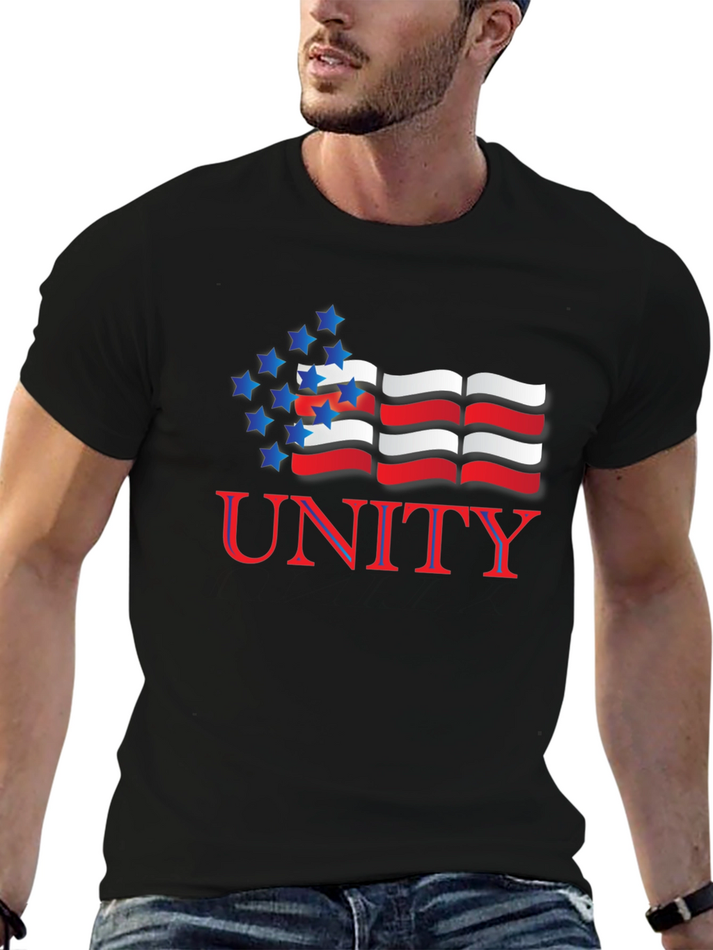 Unity Patriotic Graphic T-Shirt