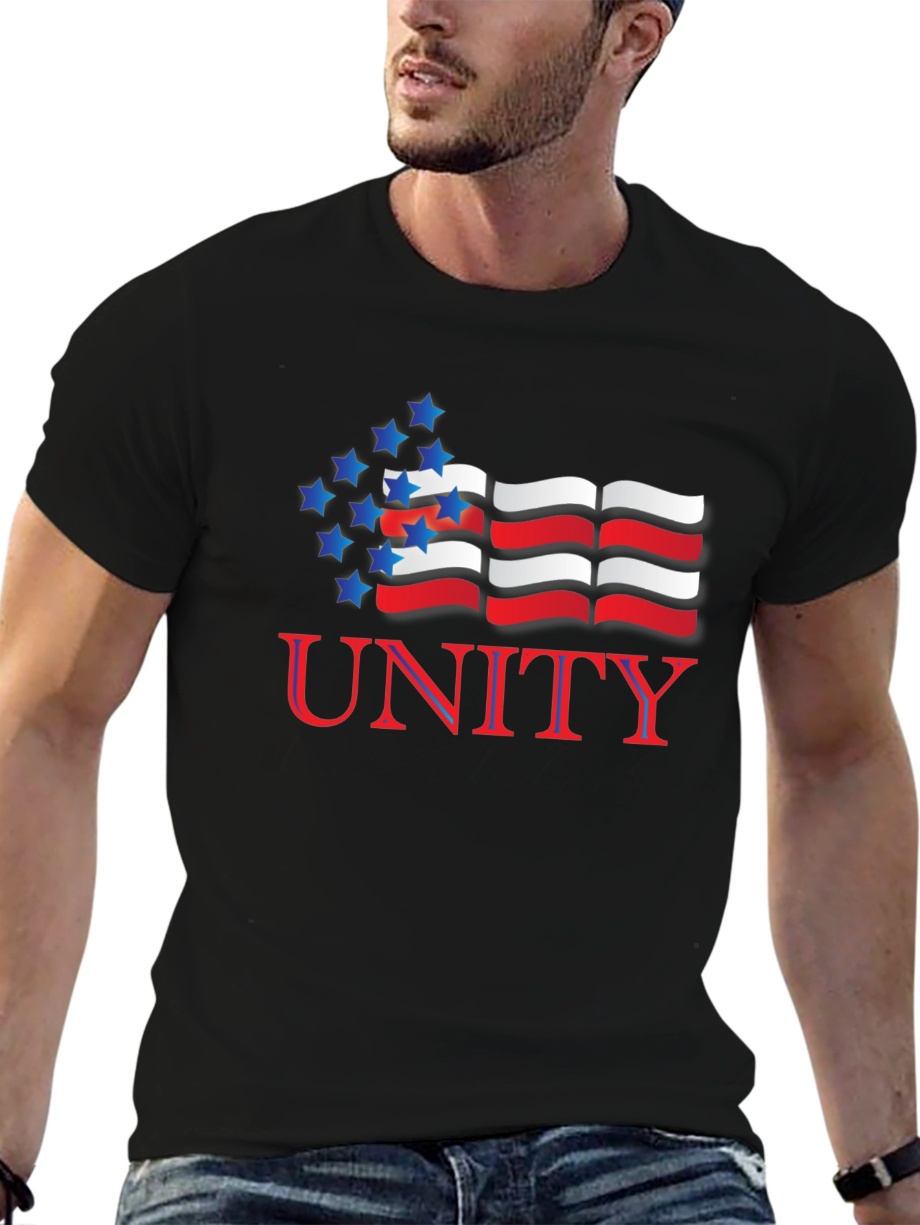 Unity Patriotic Graphic T-Shirt