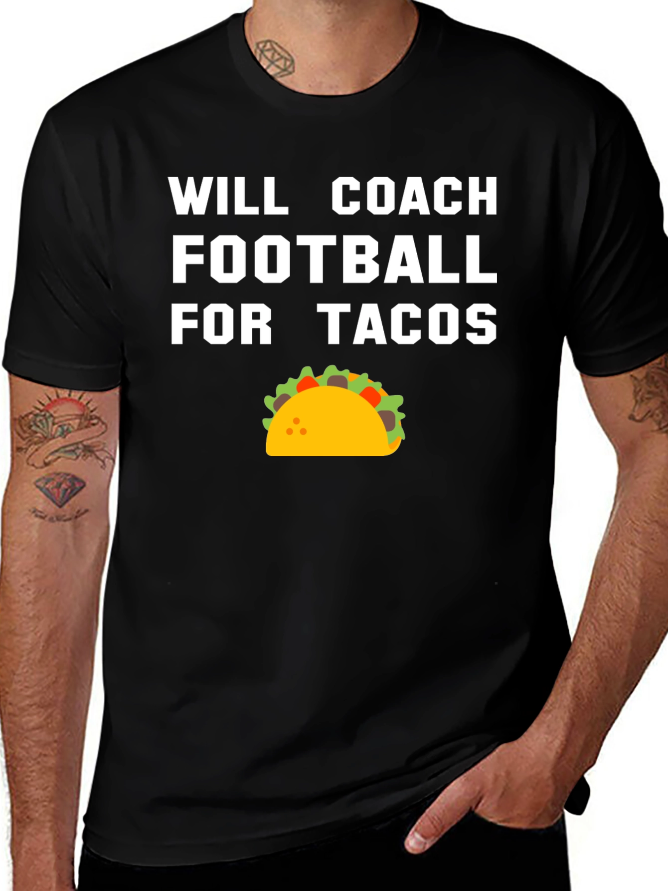 Will Coach Football for Tacos T-Shirt