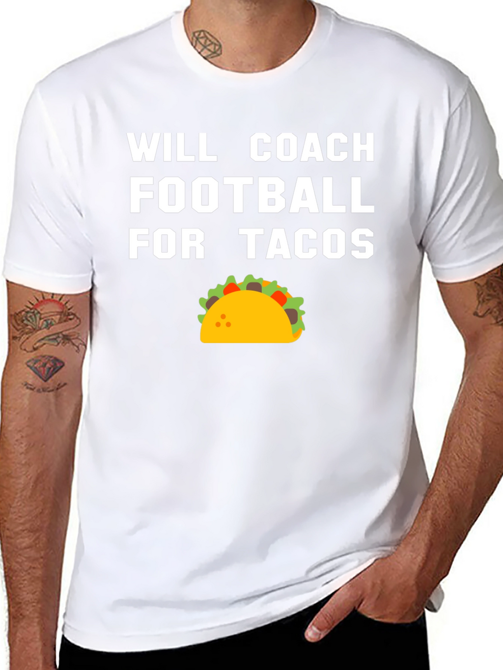 Will Coach Football for Tacos T-Shirt