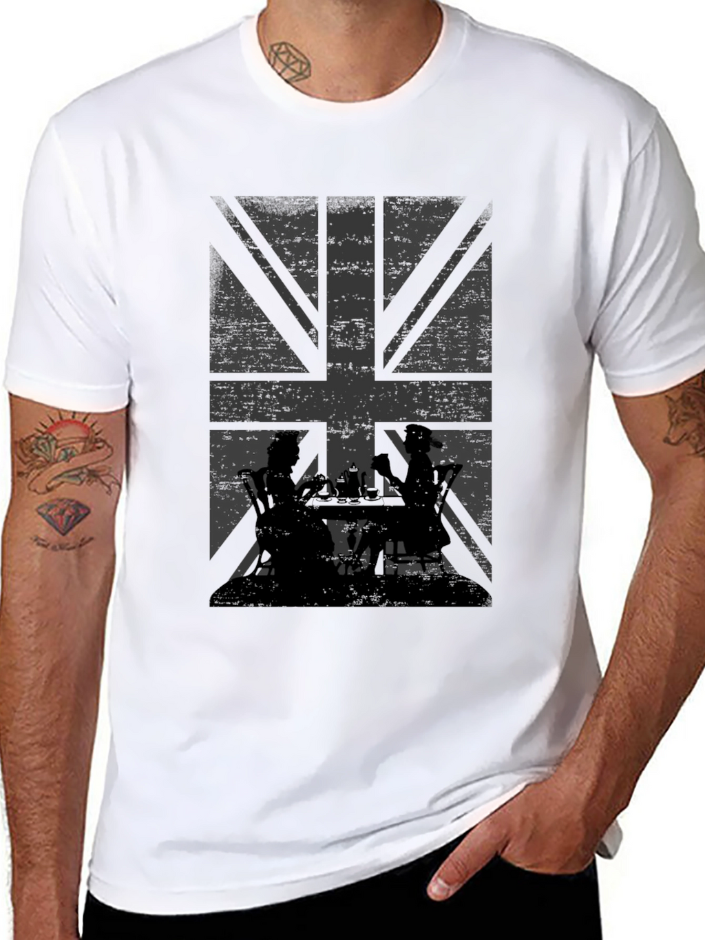 Union Jack Tea Time Graphic Tee