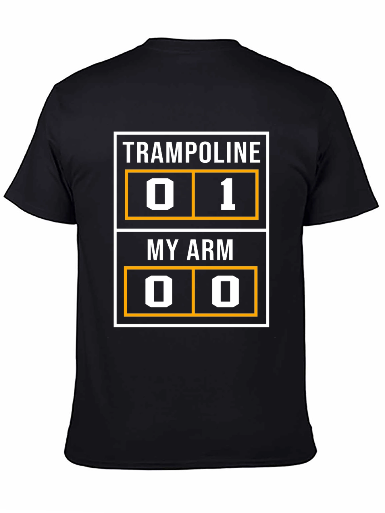 Trampoline My Arm T-Shirt Funny Injury Tee