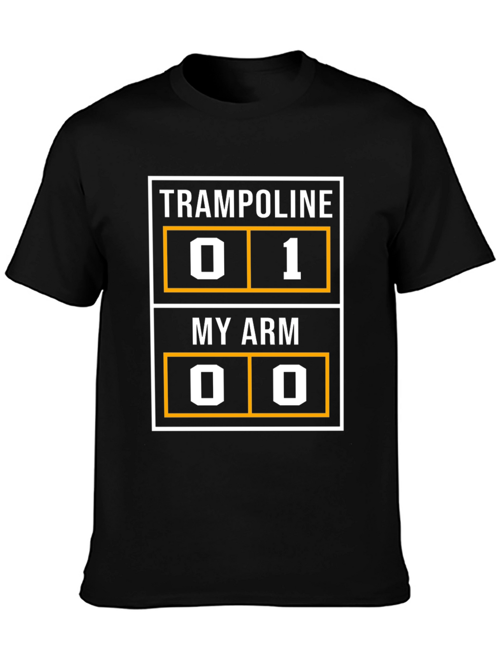Trampoline My Arm T-Shirt Funny Injury Tee