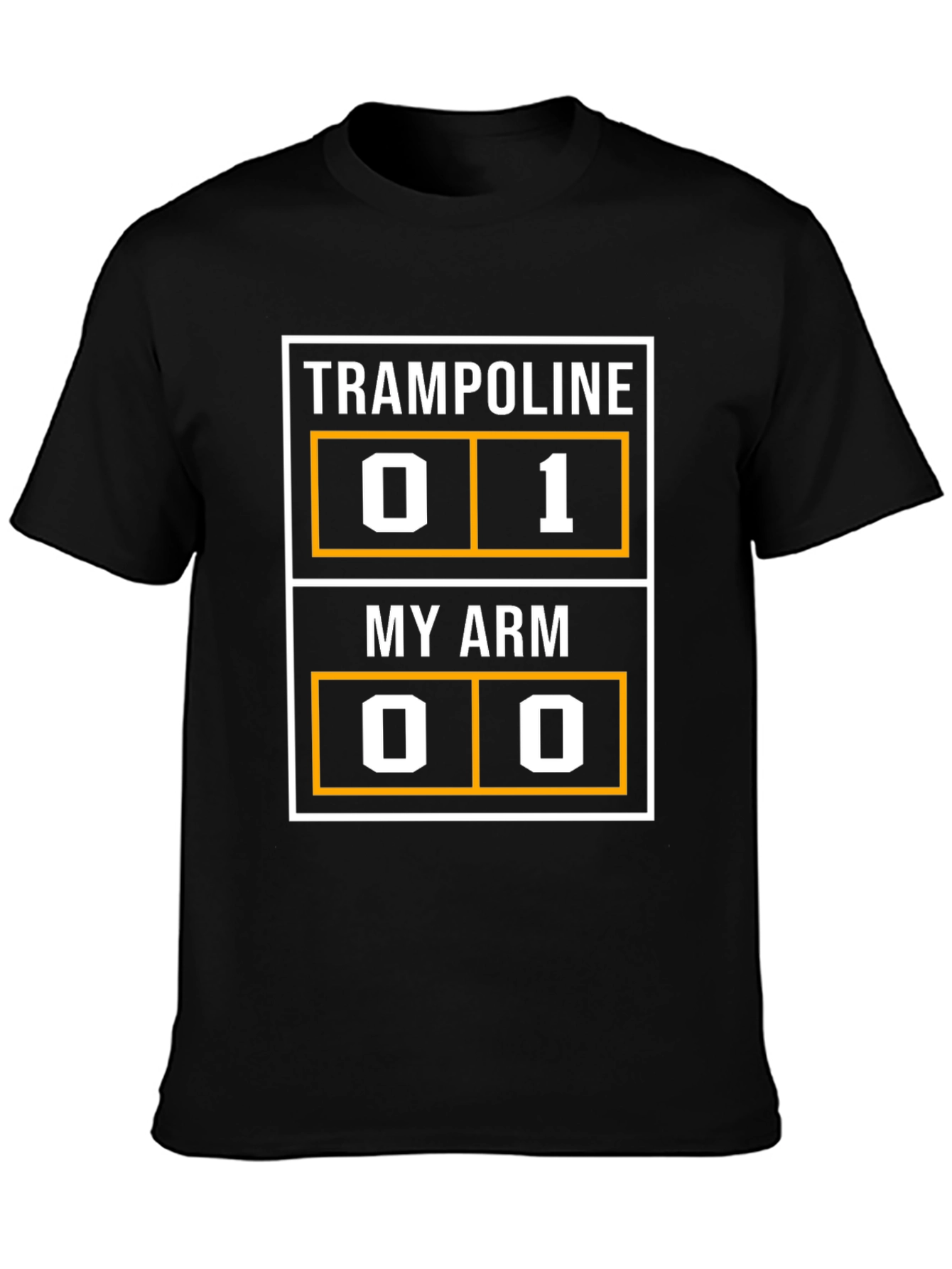 Trampoline My Arm T-Shirt Funny Injury Tee