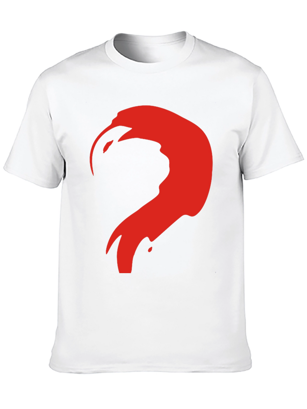 Abstract Bird Graphic Tee - Modern Casual Style