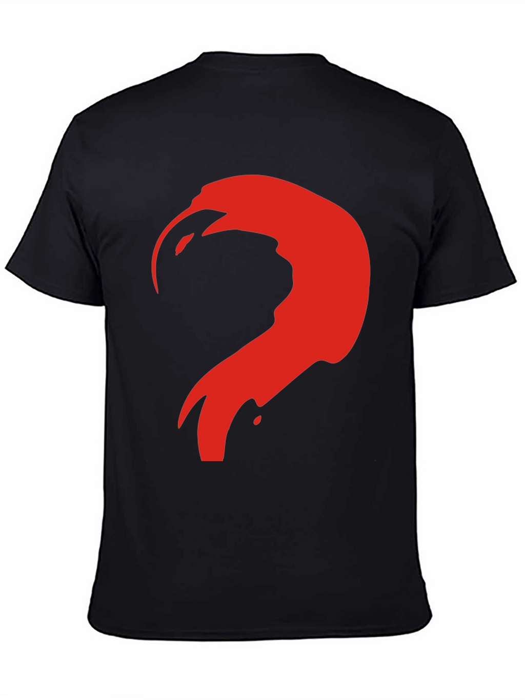 Abstract Bird Graphic Tee - Modern Casual Style