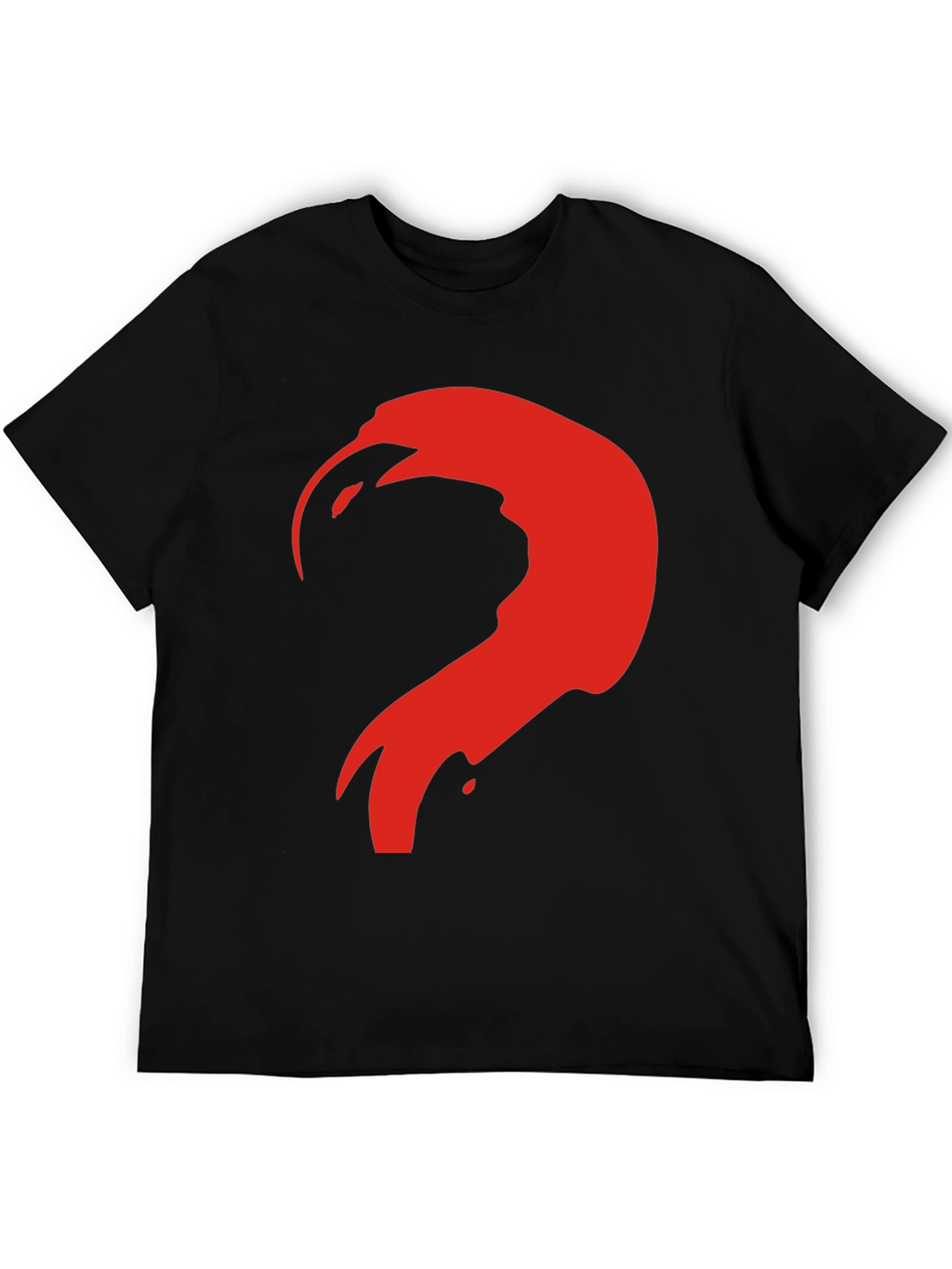 Abstract Bird Graphic Tee - Modern Casual Style