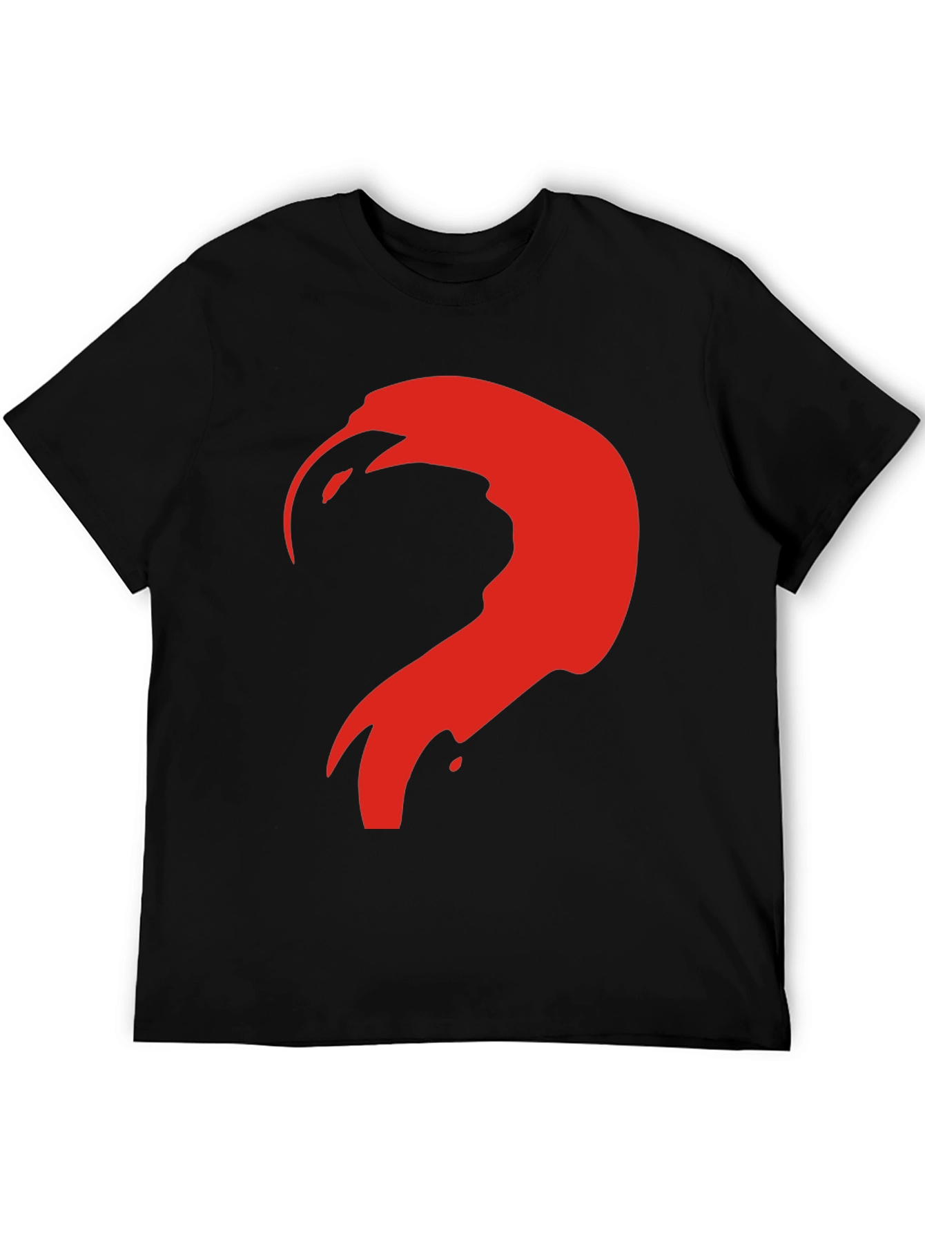 Abstract Bird Graphic Tee - Modern Casual Style