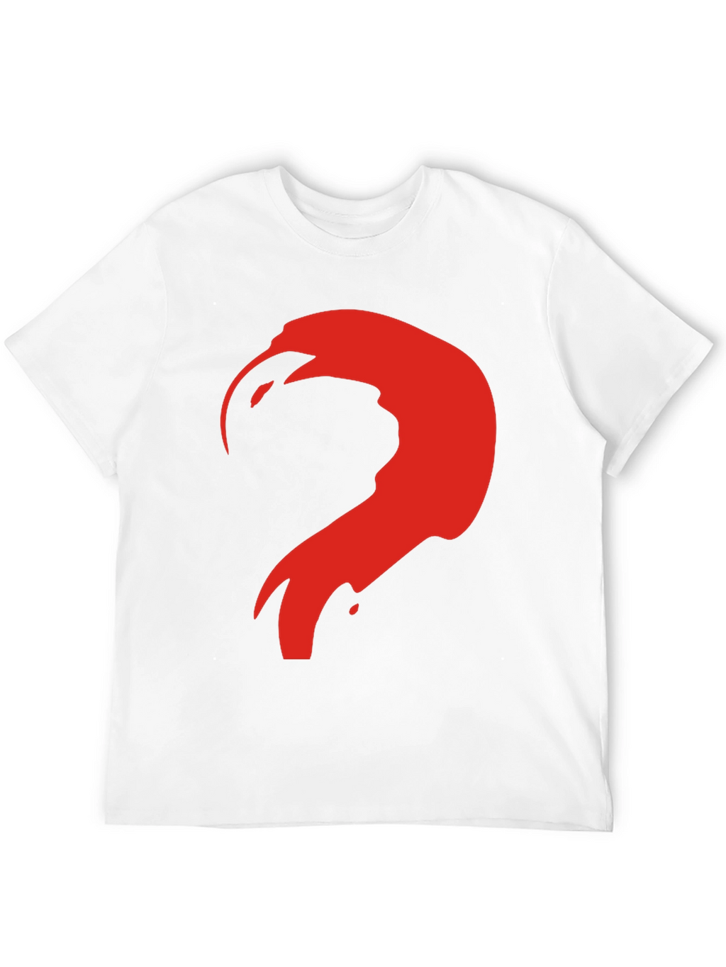 Abstract Bird Graphic Tee - Modern Casual Style