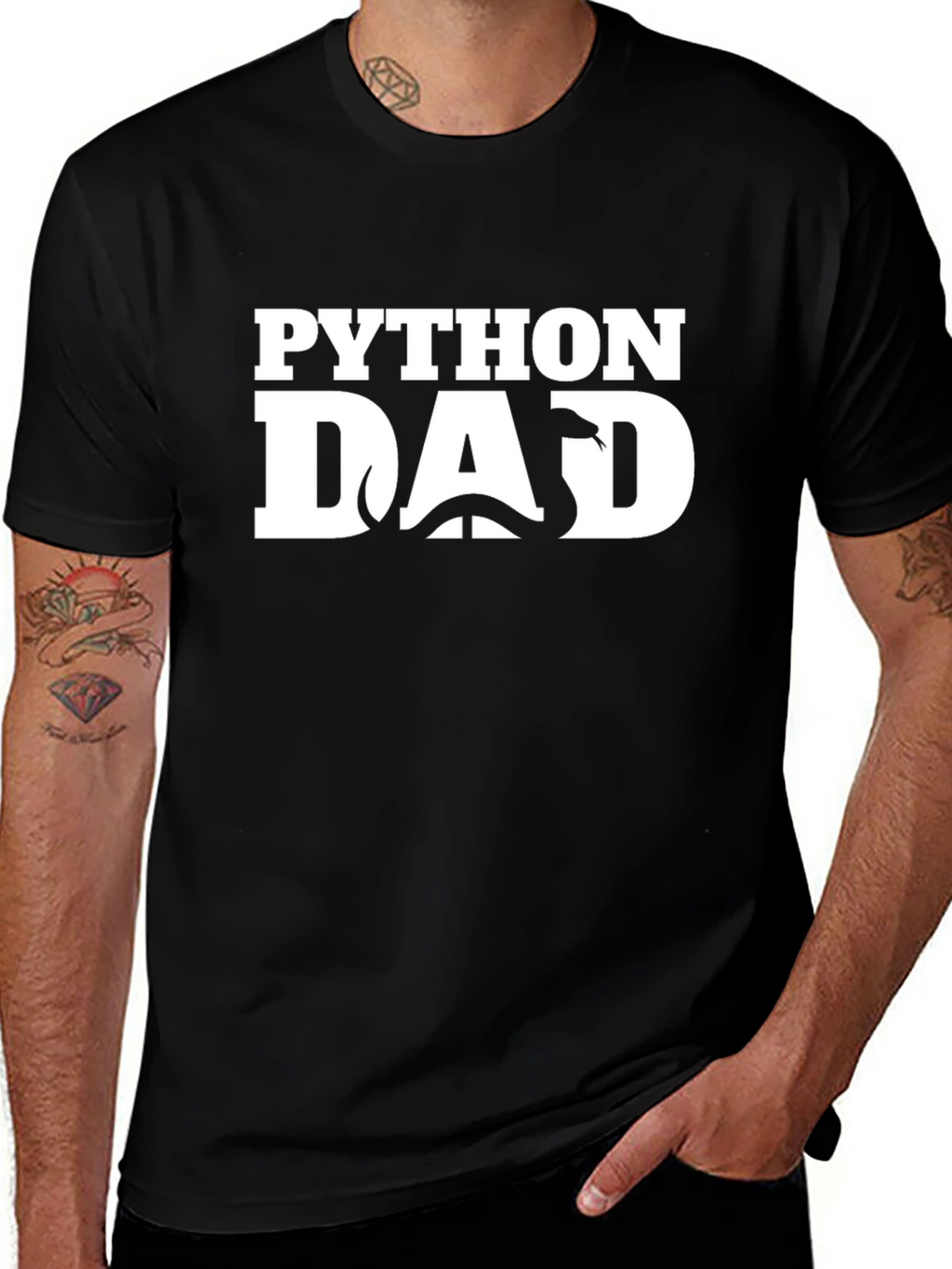 Python Dad T-Shirt - Funny Programming Coder Gift