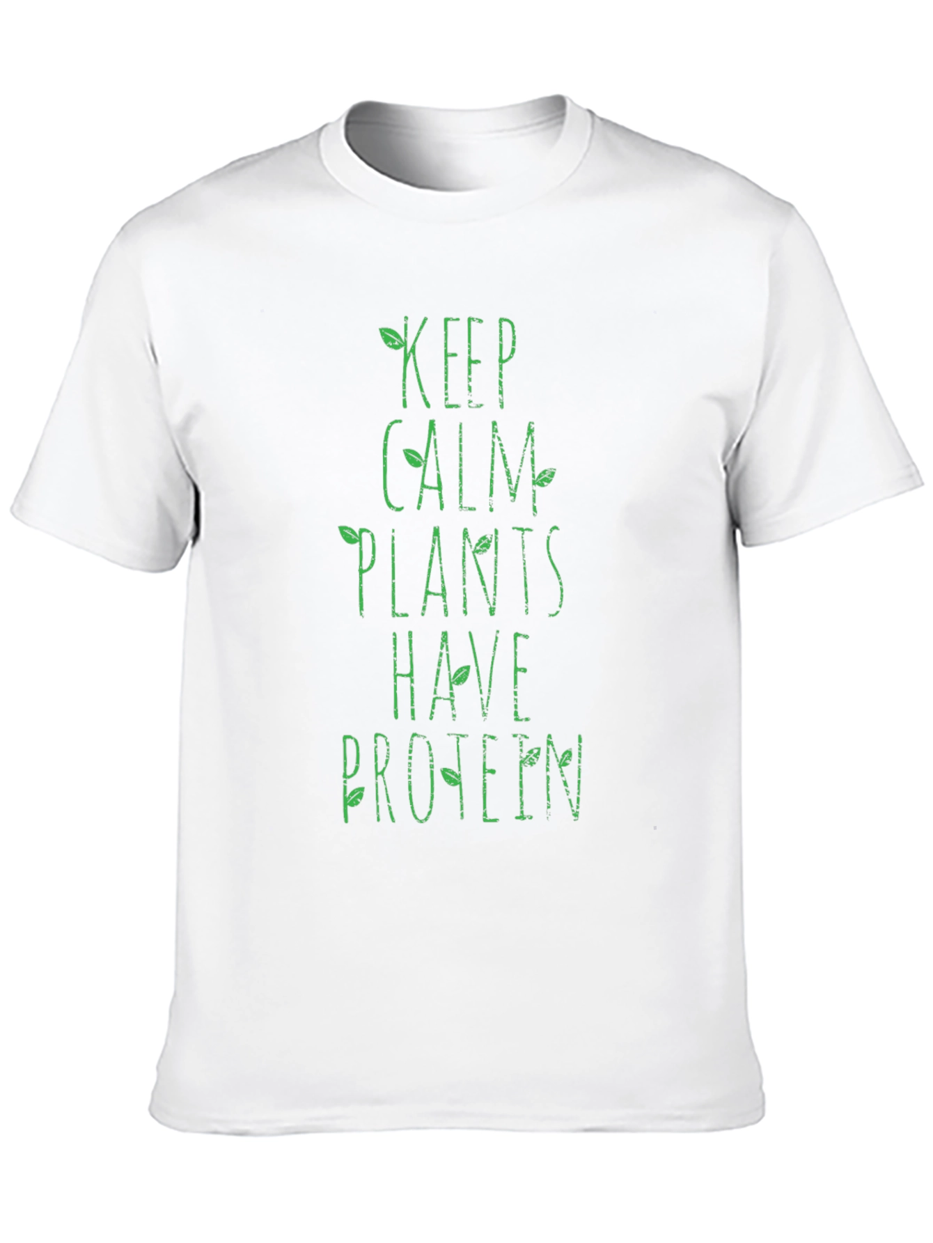 Vegan Protein T-Shirt: Keep Calm Plants Have Protein