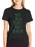 Vegan Protein T-Shirt: Keep Calm Plants Have Protein