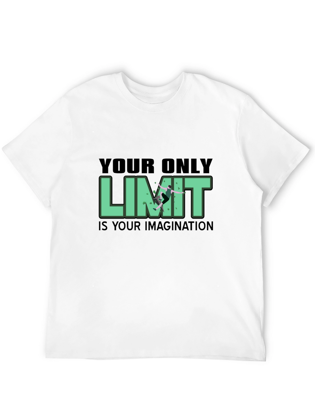 Limitless Imagination Black Graphic T-Shirt