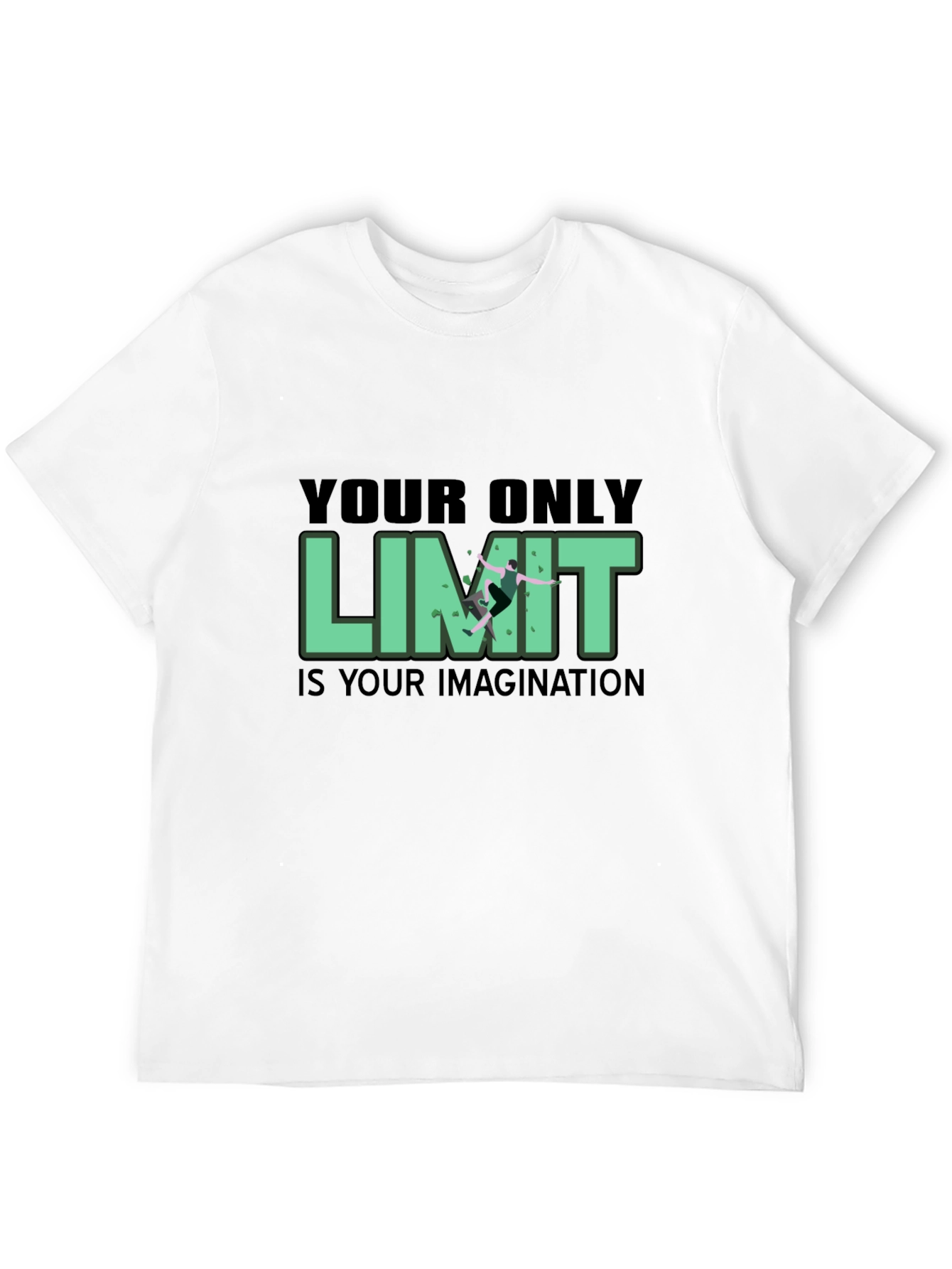 Limitless Imagination Black Graphic T-Shirt