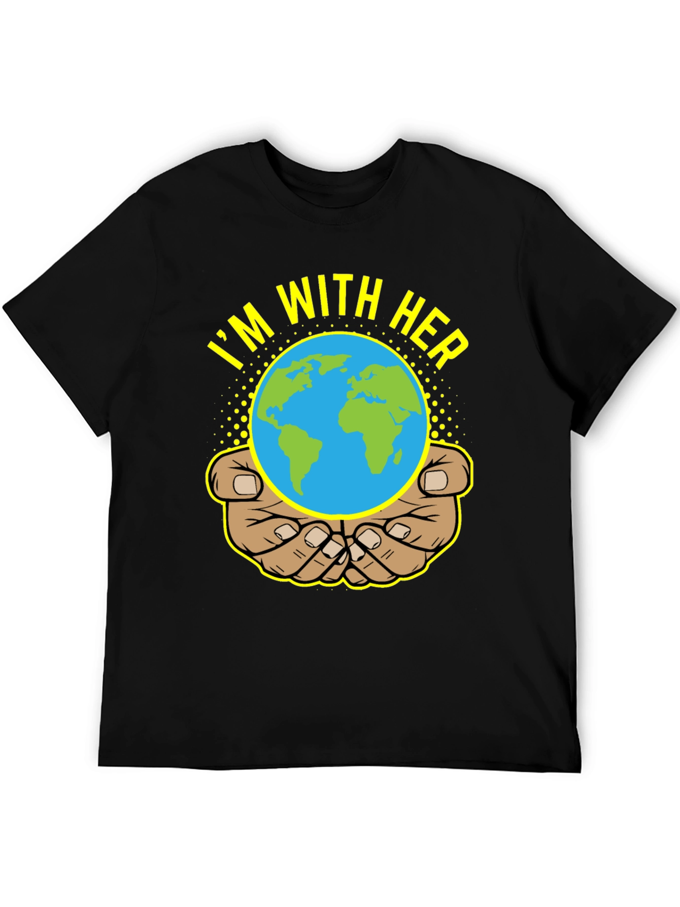 Im With Her Earth Graphic Tee