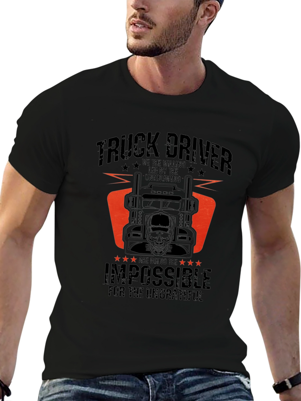Truck Driver T-Shirt - Doing the Impossible