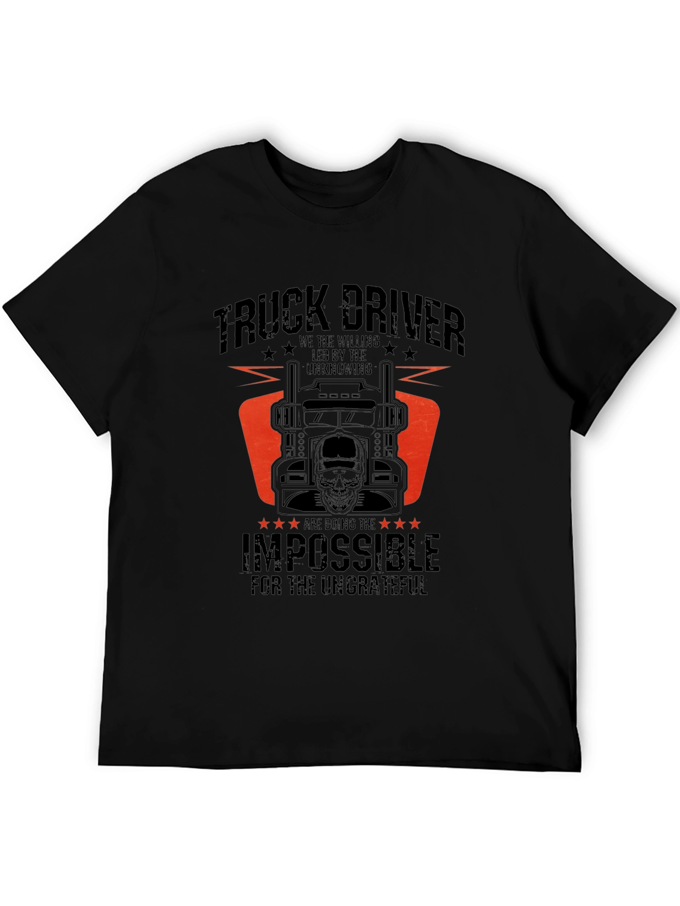 Truck Driver T-Shirt - Doing the Impossible