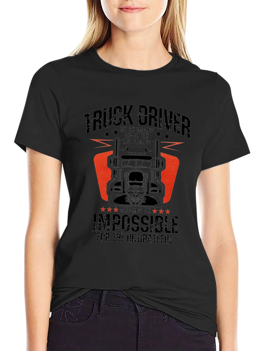 Truck Driver T-Shirt - Doing the Impossible