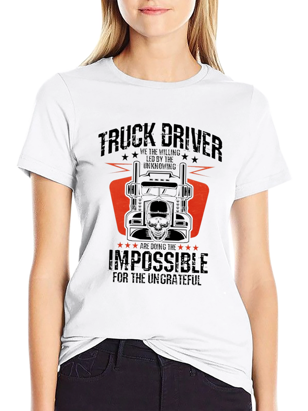 Truck Driver T-Shirt - Doing the Impossible