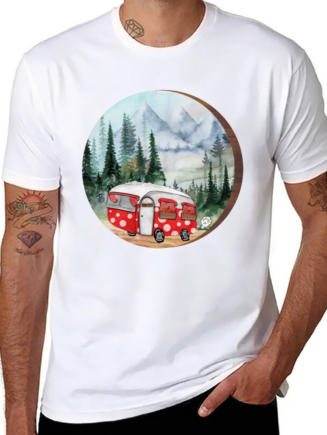 Camping Camper T-Shirt - Nature Adventure Tee
