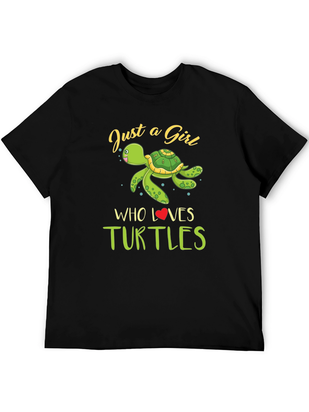 Just a Girl Who Loves Turtles T-Shirt