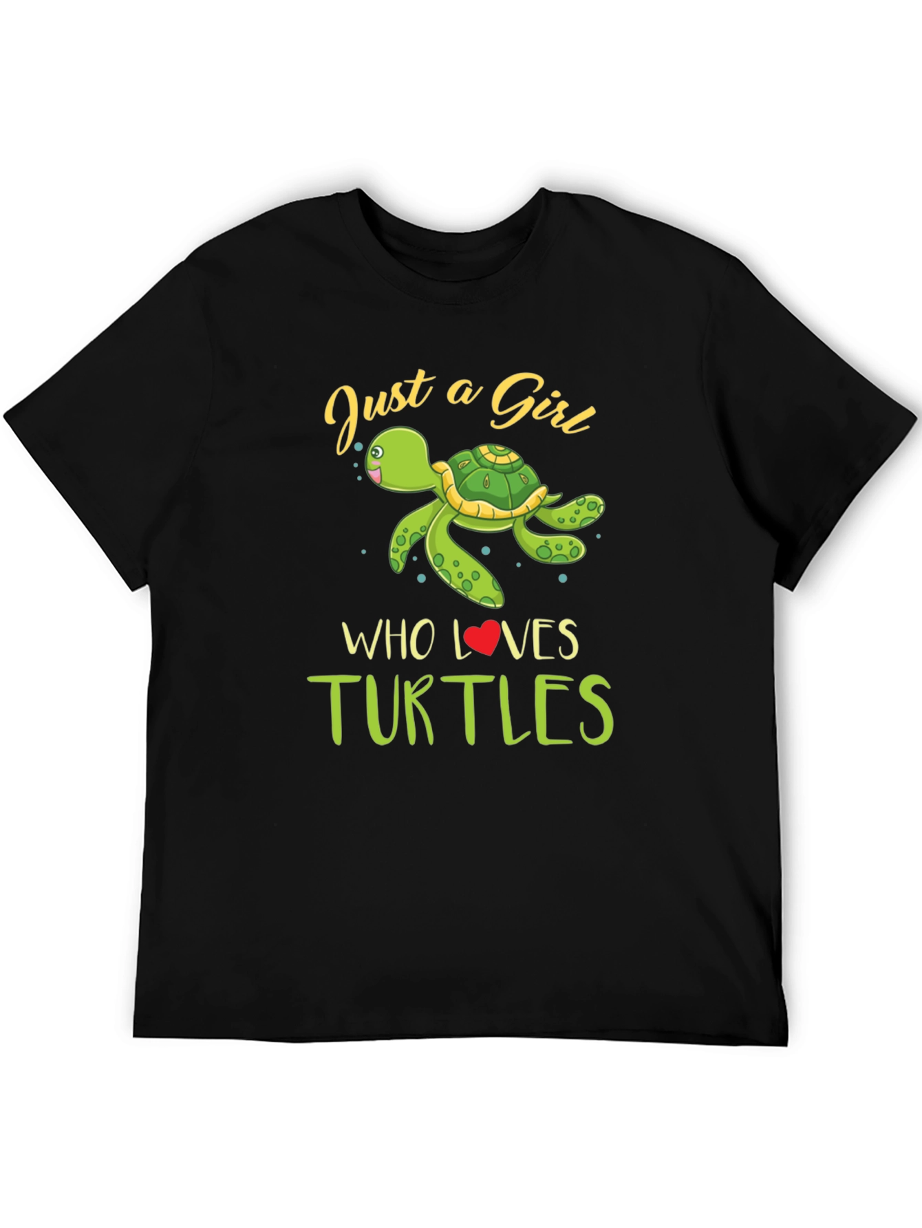 Just a Girl Who Loves Turtles T-Shirt