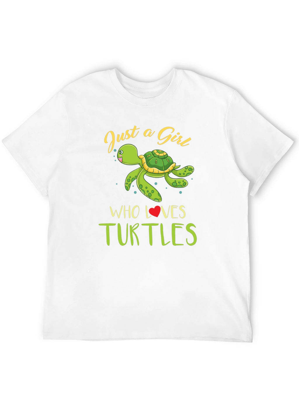 Just a Girl Who Loves Turtles T-Shirt