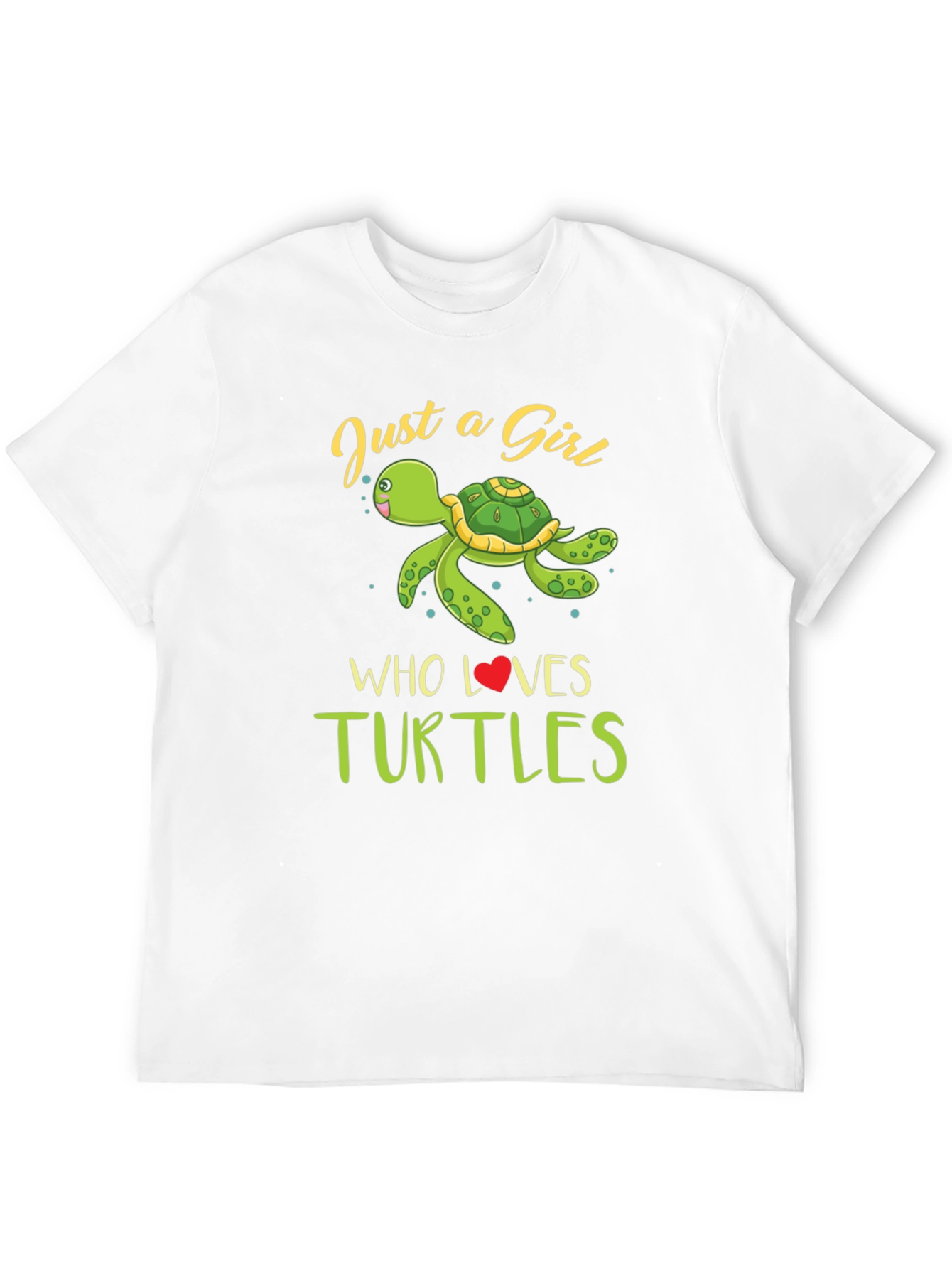 Just a Girl Who Loves Turtles T-Shirt