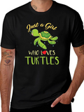 Just a Girl Who Loves Turtles T-Shirt