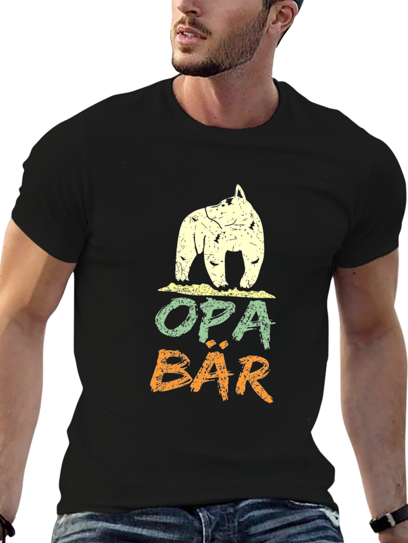 Opa Bar Bear T-Shirt - Grandfather Bear