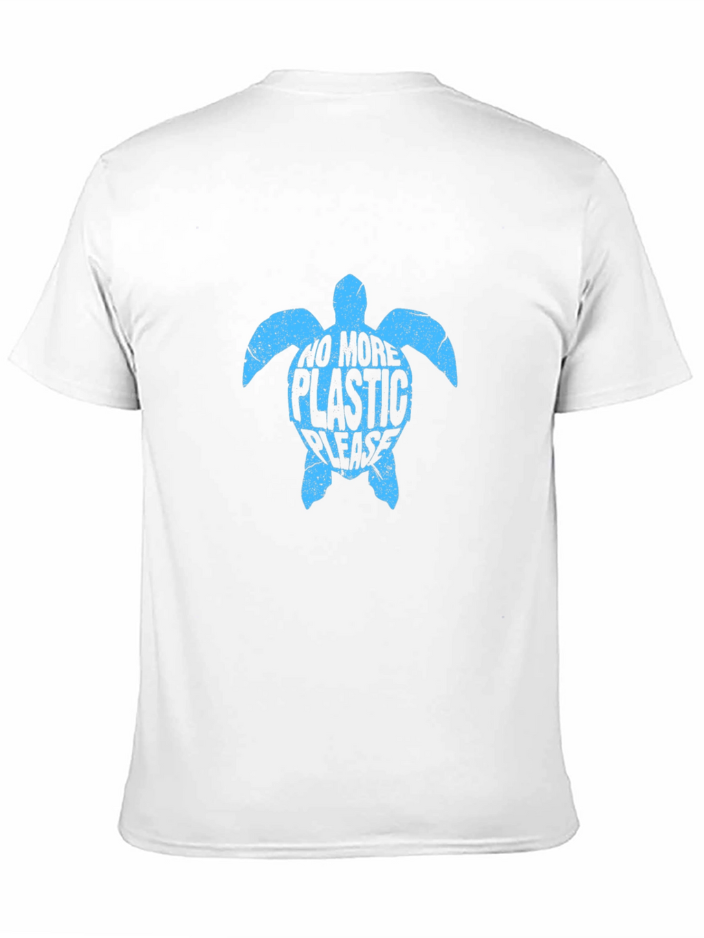 Eco-Friendly Turtle Graphic Tee - No More Plastic