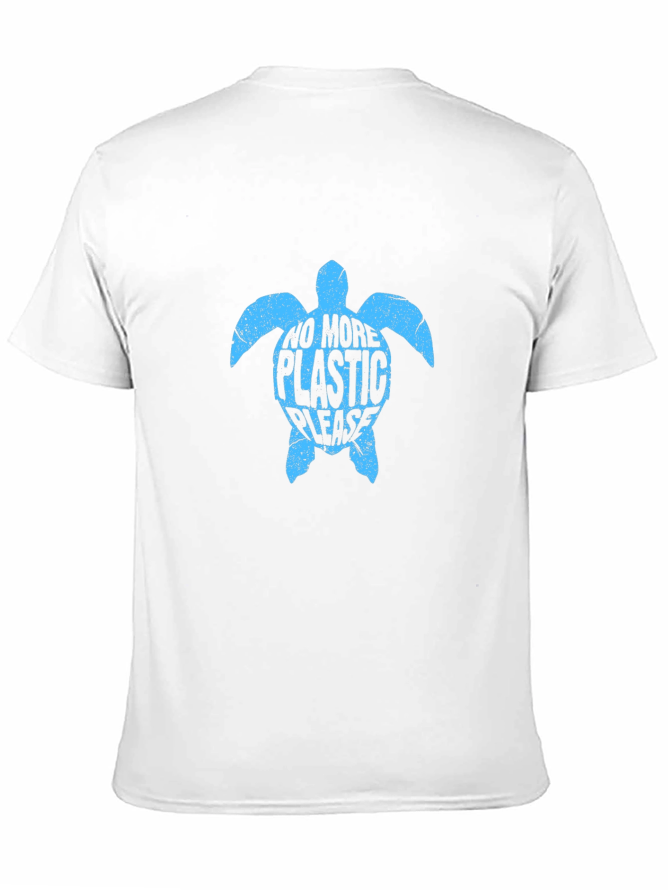 Eco-Friendly Turtle Graphic Tee - No More Plastic
