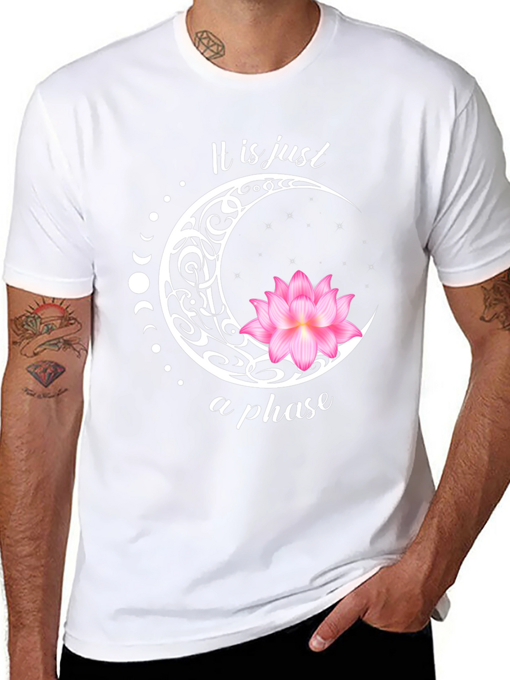 It is just a phase moon phase tee