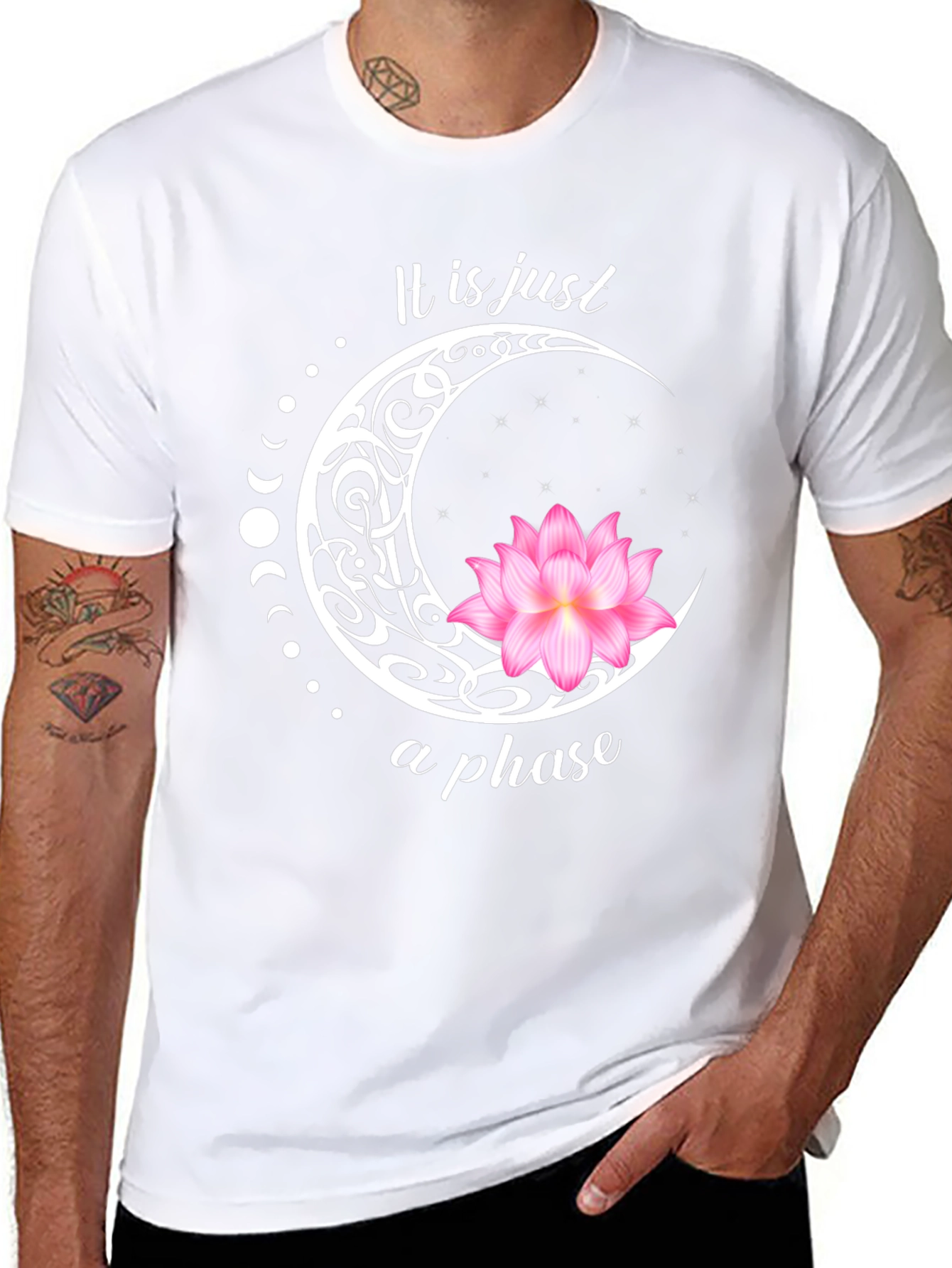 It is just a phase moon phase tee