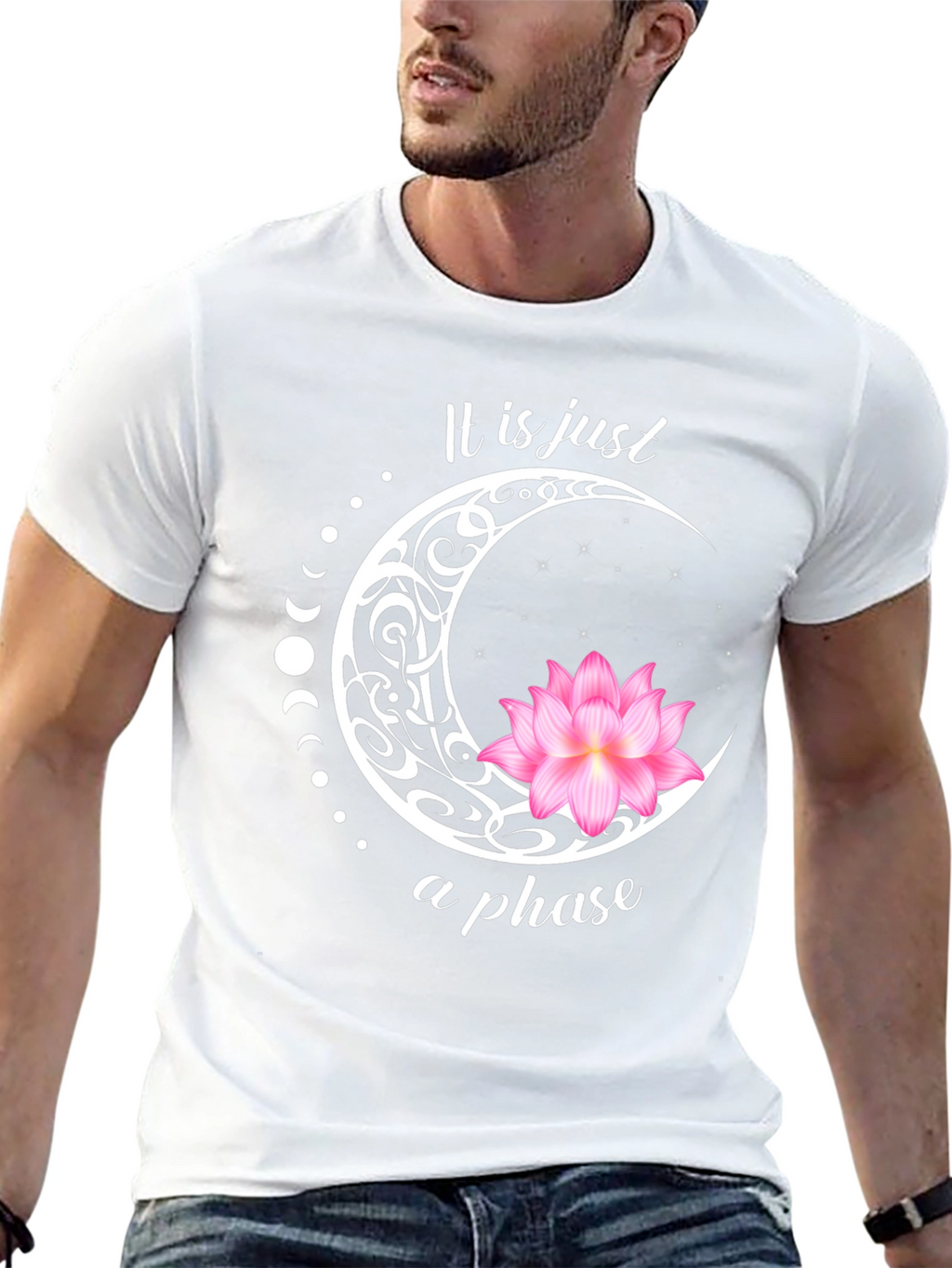 It is just a phase moon phase tee