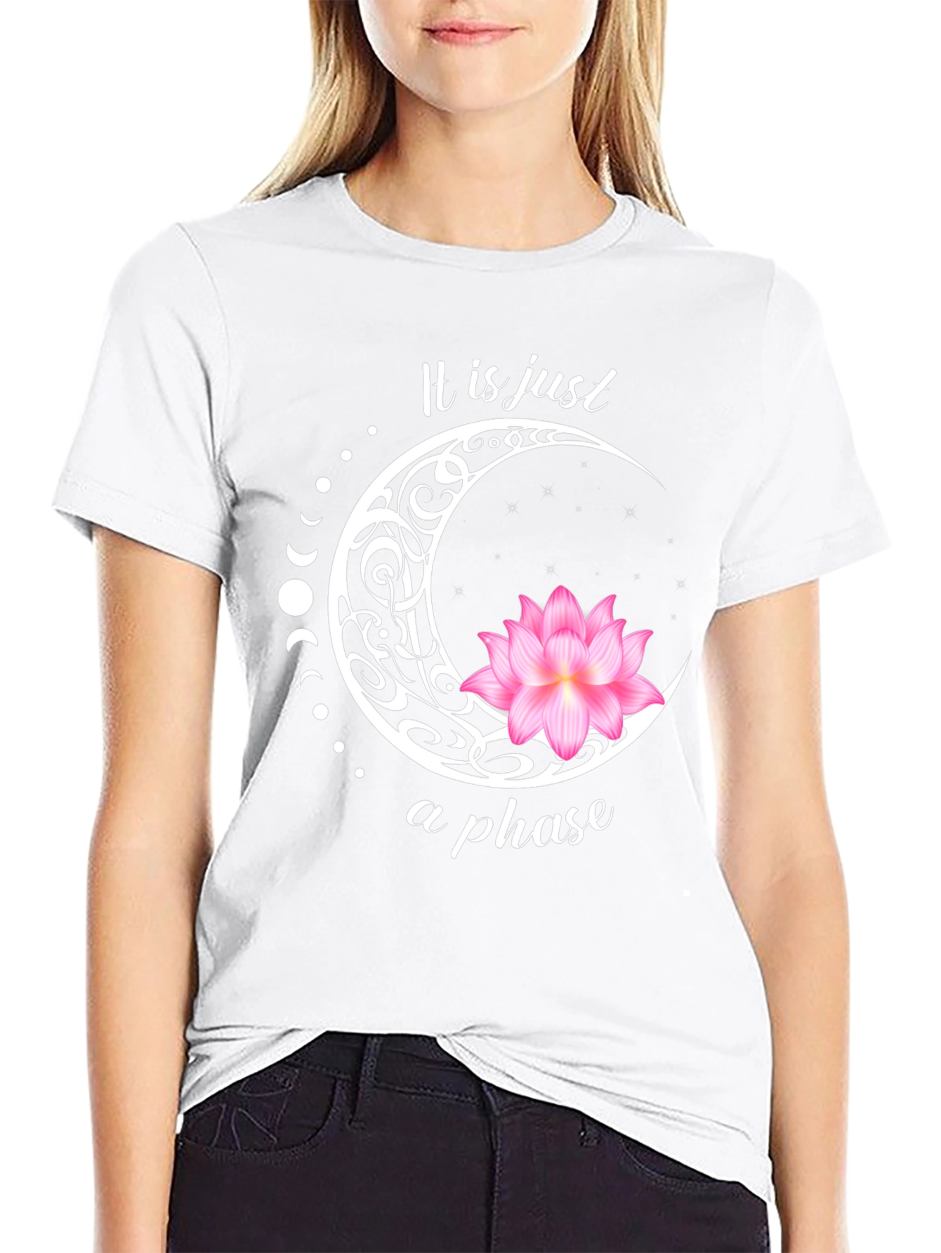 It is just a phase moon phase tee