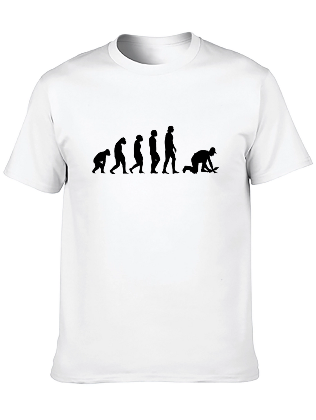 Evolution Skateboarder Graphic Tee - Black