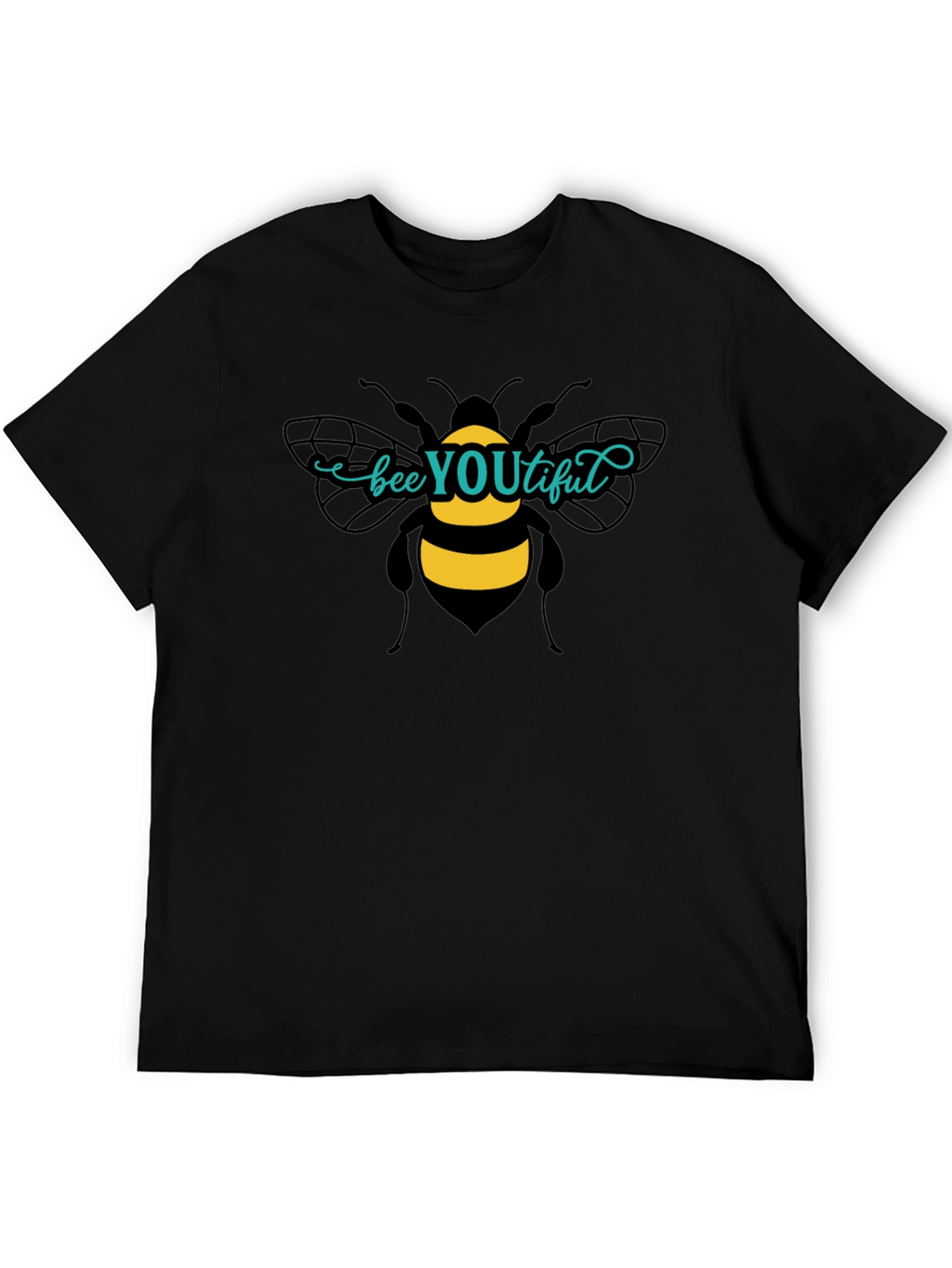 Bee YOUtiful Black Graphic T-Shirt