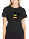 Bee YOUtiful Black Graphic T-Shirt