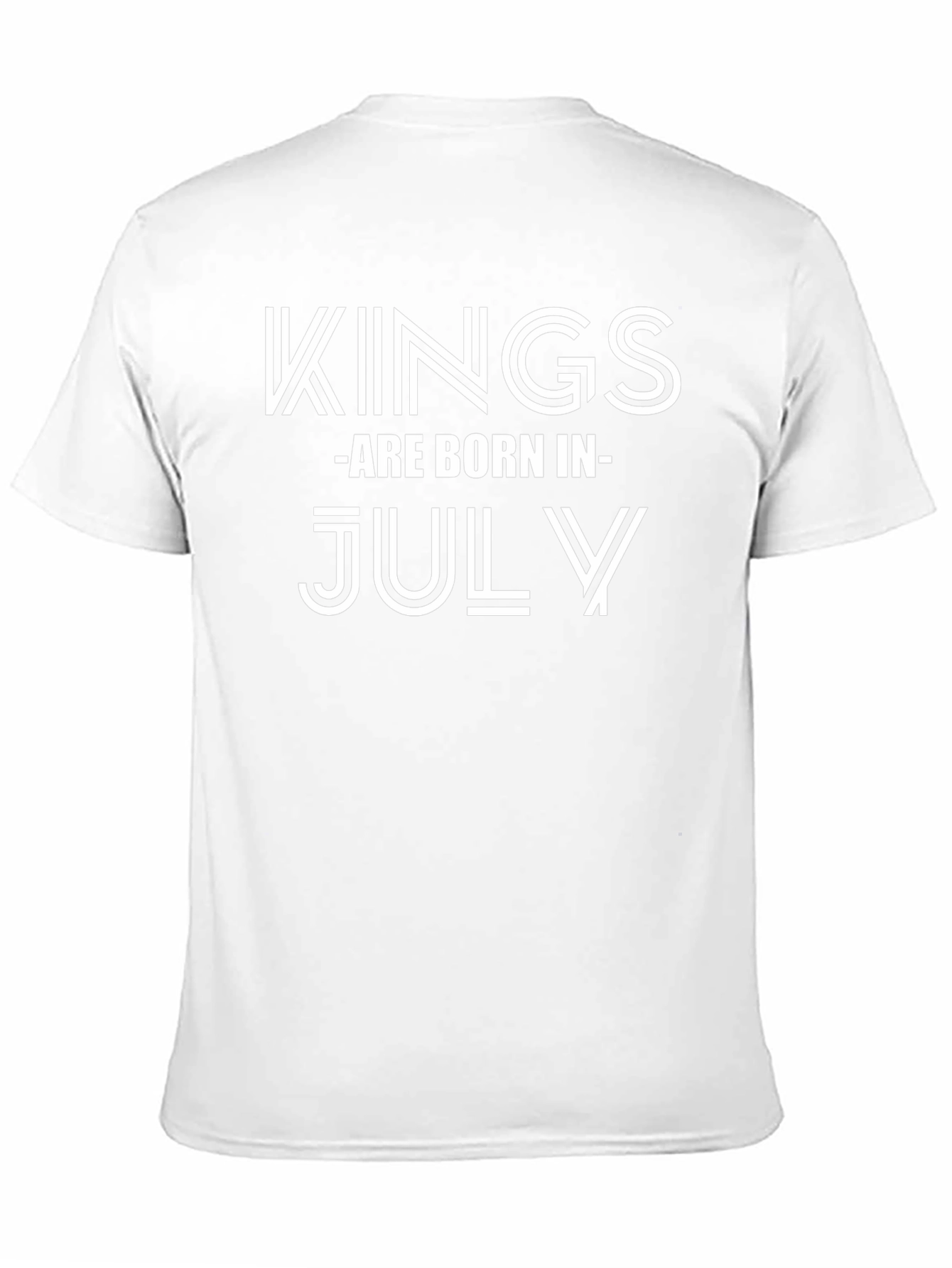 Kings Are Born in July Graphic T-Shirt