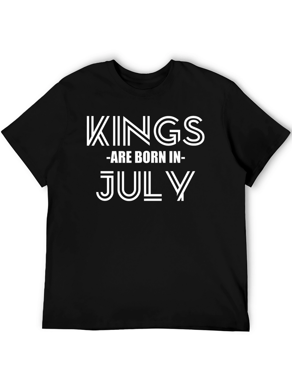 Kings Are Born in July Graphic T-Shirt