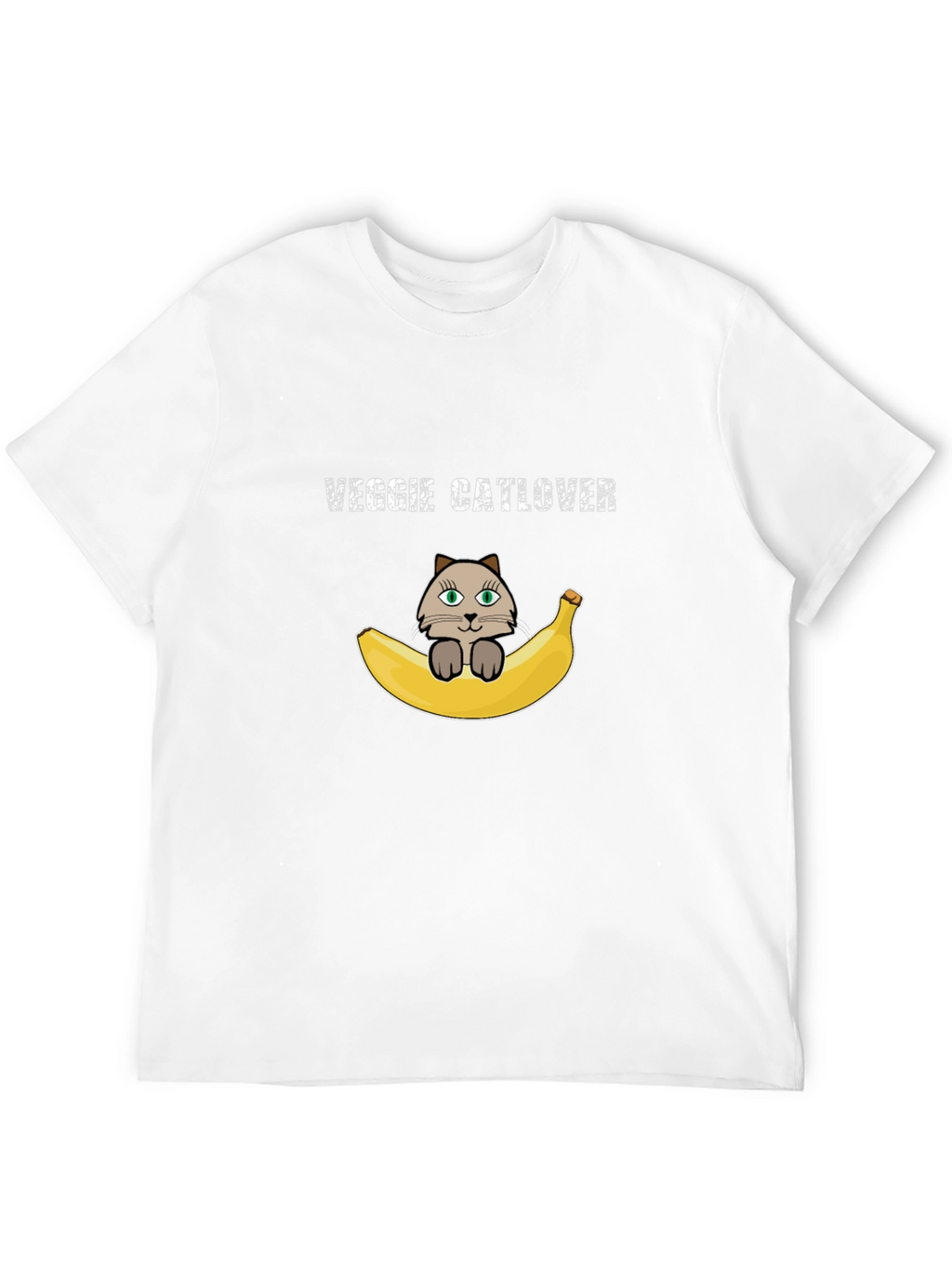 Veggie Catlover T-Shirt - Vegan Cat Lover Tee