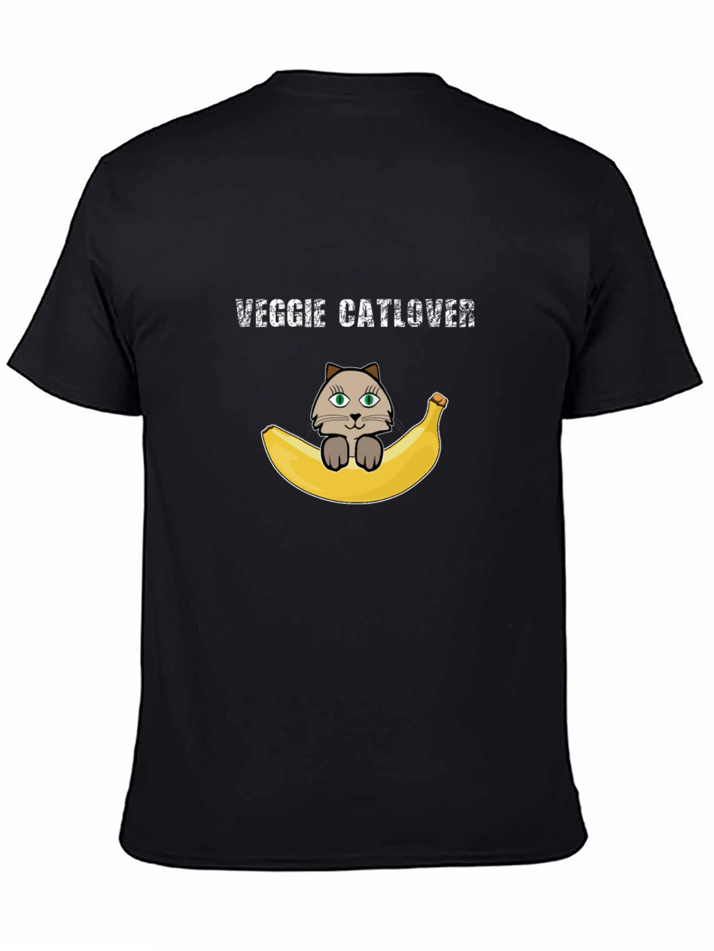 Veggie Catlover T-Shirt - Vegan Cat Lover Tee