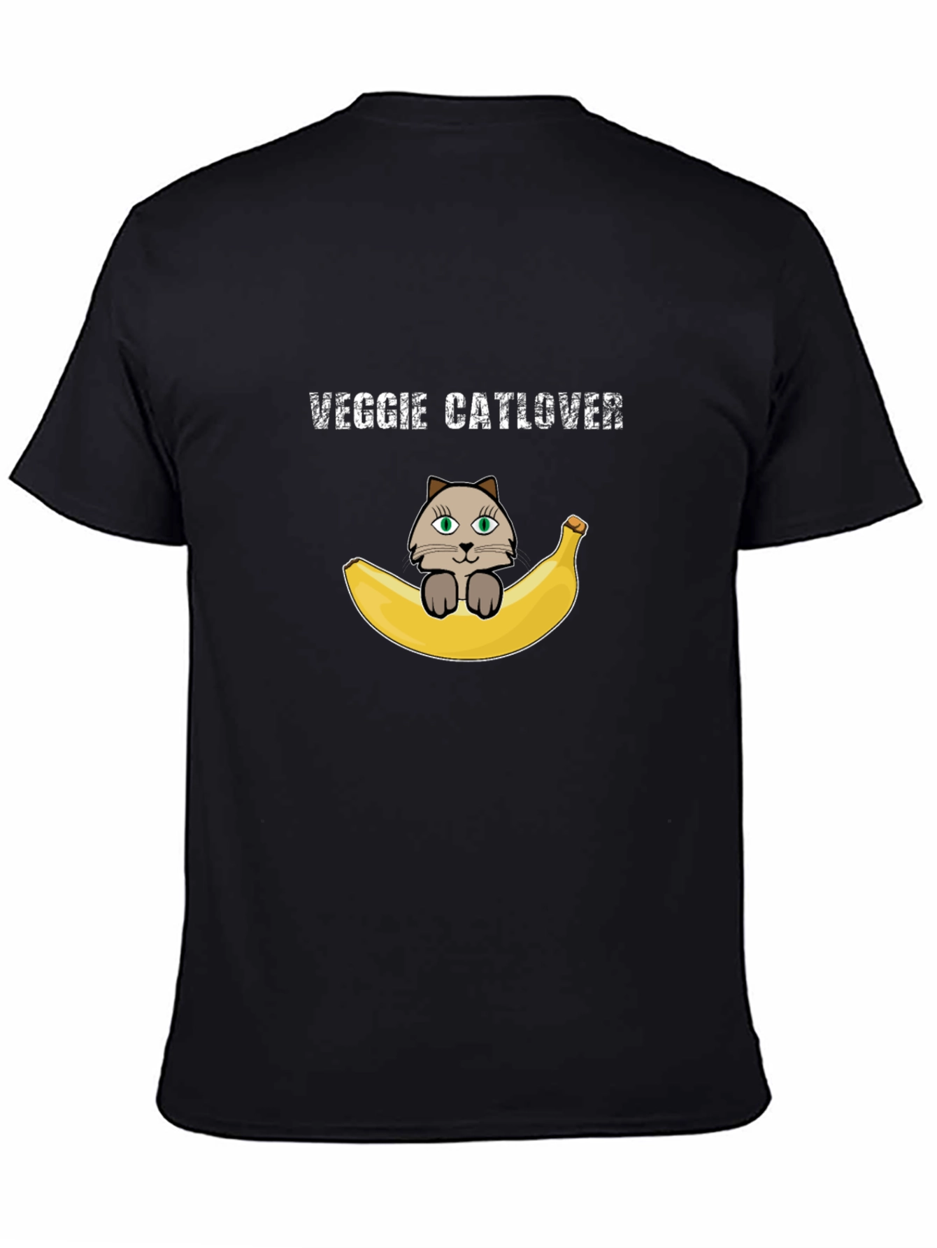 Veggie Catlover T-Shirt - Vegan Cat Lover Tee