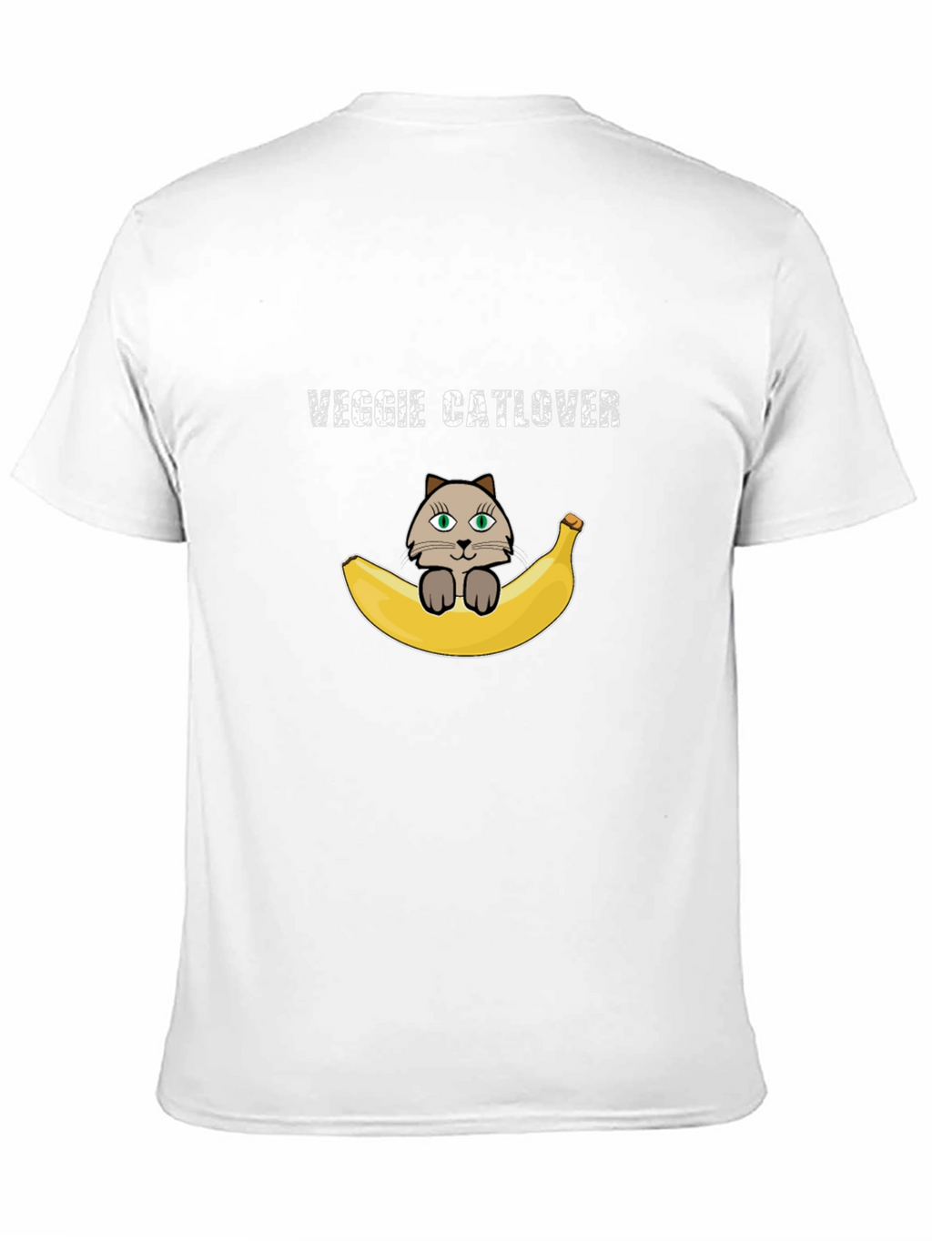 Veggie Catlover T-Shirt - Vegan Cat Lover Tee