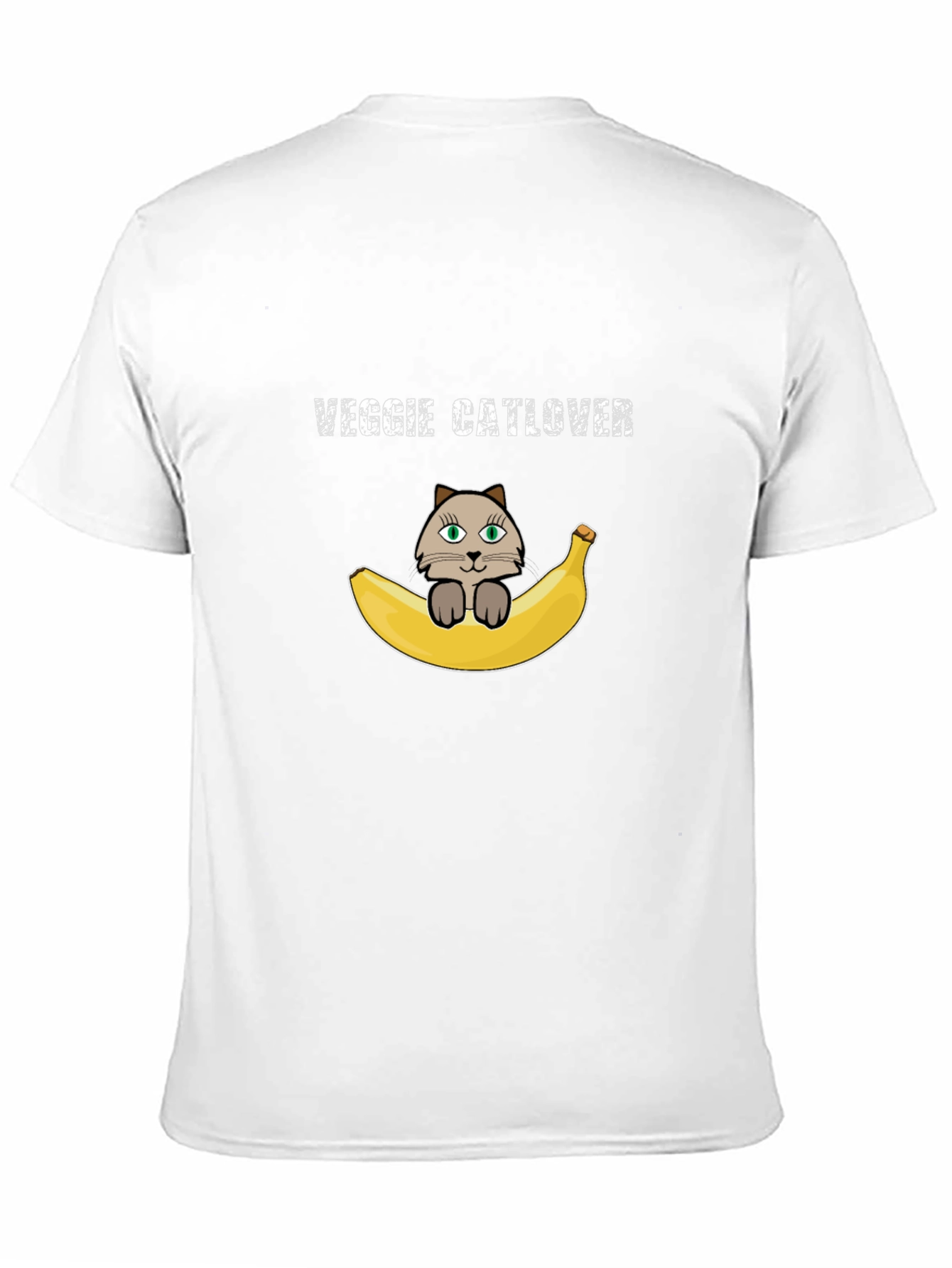 Veggie Catlover T-Shirt - Vegan Cat Lover Tee