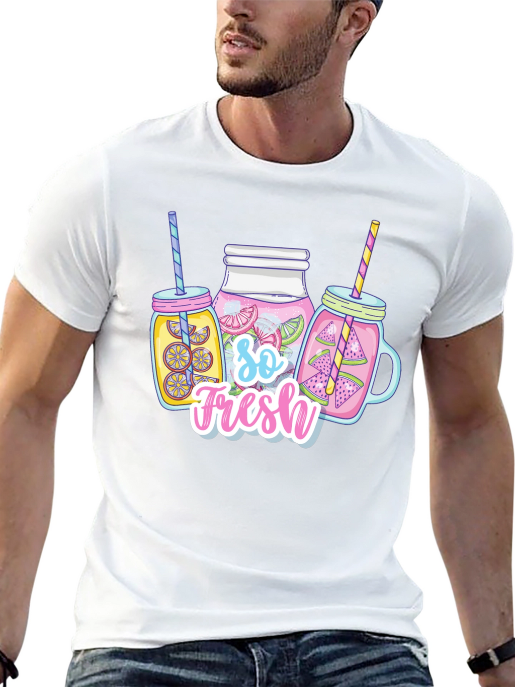 So Fresh Summer Drink Graphic T-Shirt