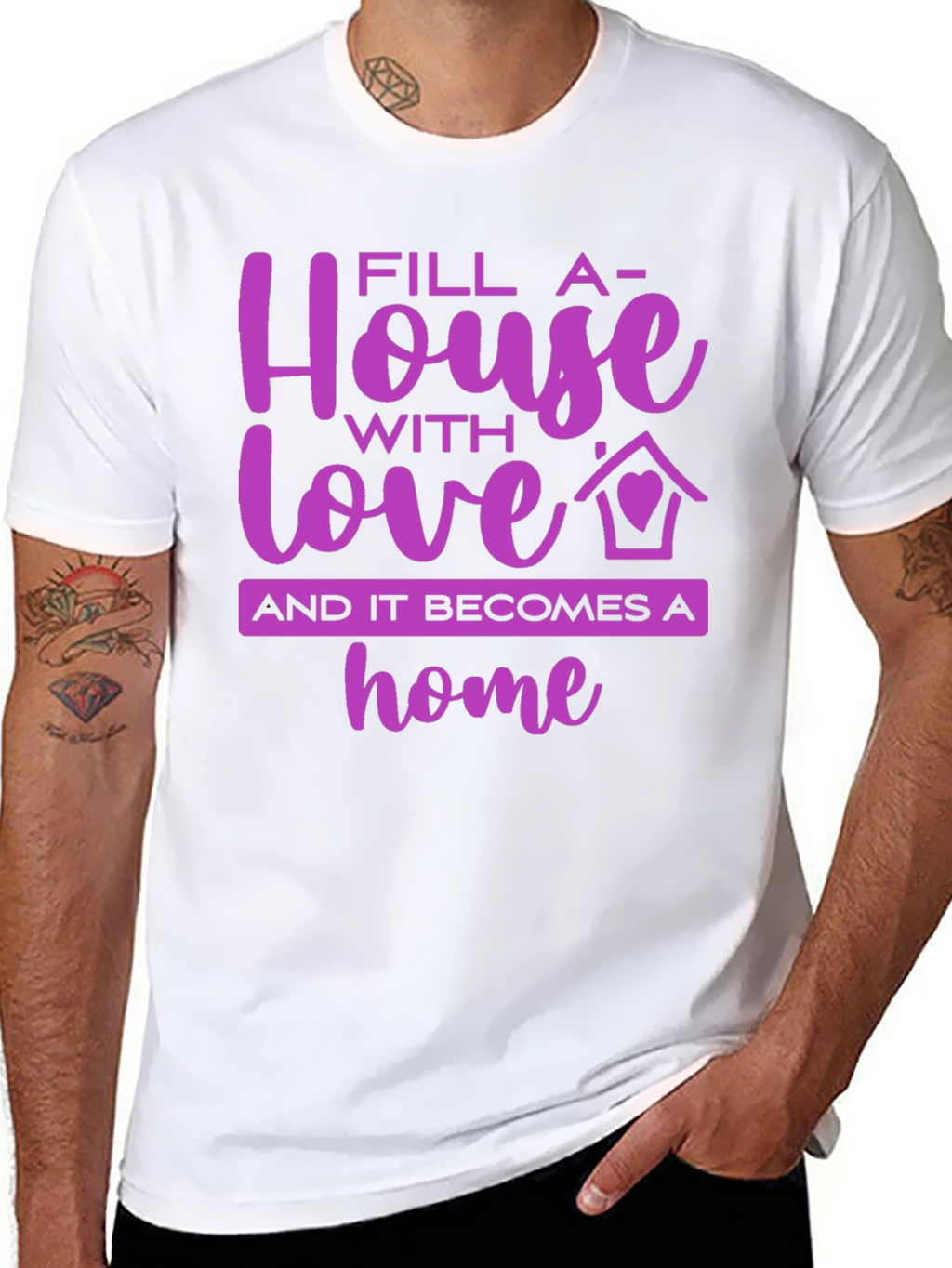 Fill a House with Love Graphic Tee