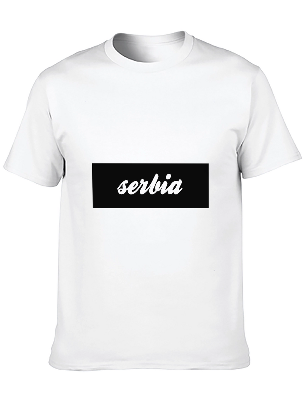 Serbia Graphic Tee - Classic Black T-Shirt