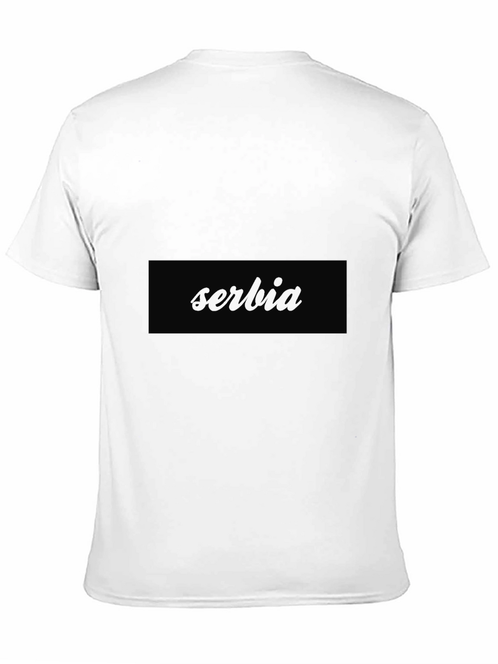 Serbia Graphic Tee - Classic Black T-Shirt